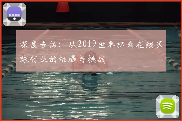 深度专访:从2019世界杯看在线买球行业的机遇与挑战